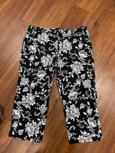 womens Size 22 cold water creek paisley  crop  Pants
