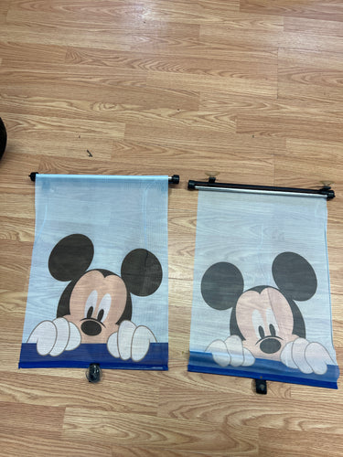 2 pack Mickey Pull Down Windown Shades