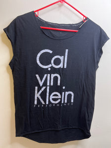 Womens Size S Calvin Klein Black Performance Shirt