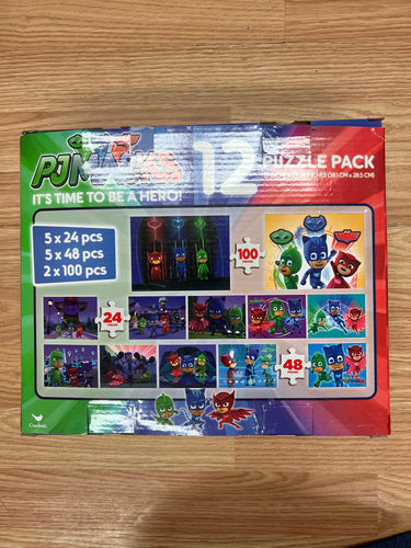 PJ Masks 12 Pack Puzzles