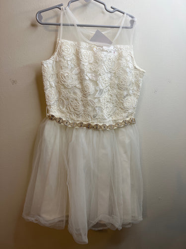 Girls size 8 American Girl white lace Dress