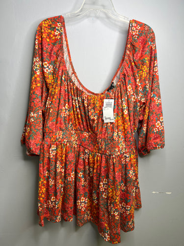 BNWT Womens Size 3X Torrid Floral Shirt