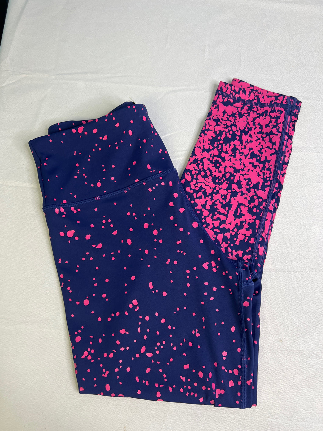 Womens Size 6-8 Zyia Active blue and pink Leggings – snipsonline