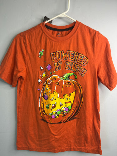 Boys 14/16 Halloween Powered By Candy Shirt