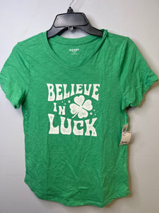 Womens Size XS old navy St Patricks Shirt