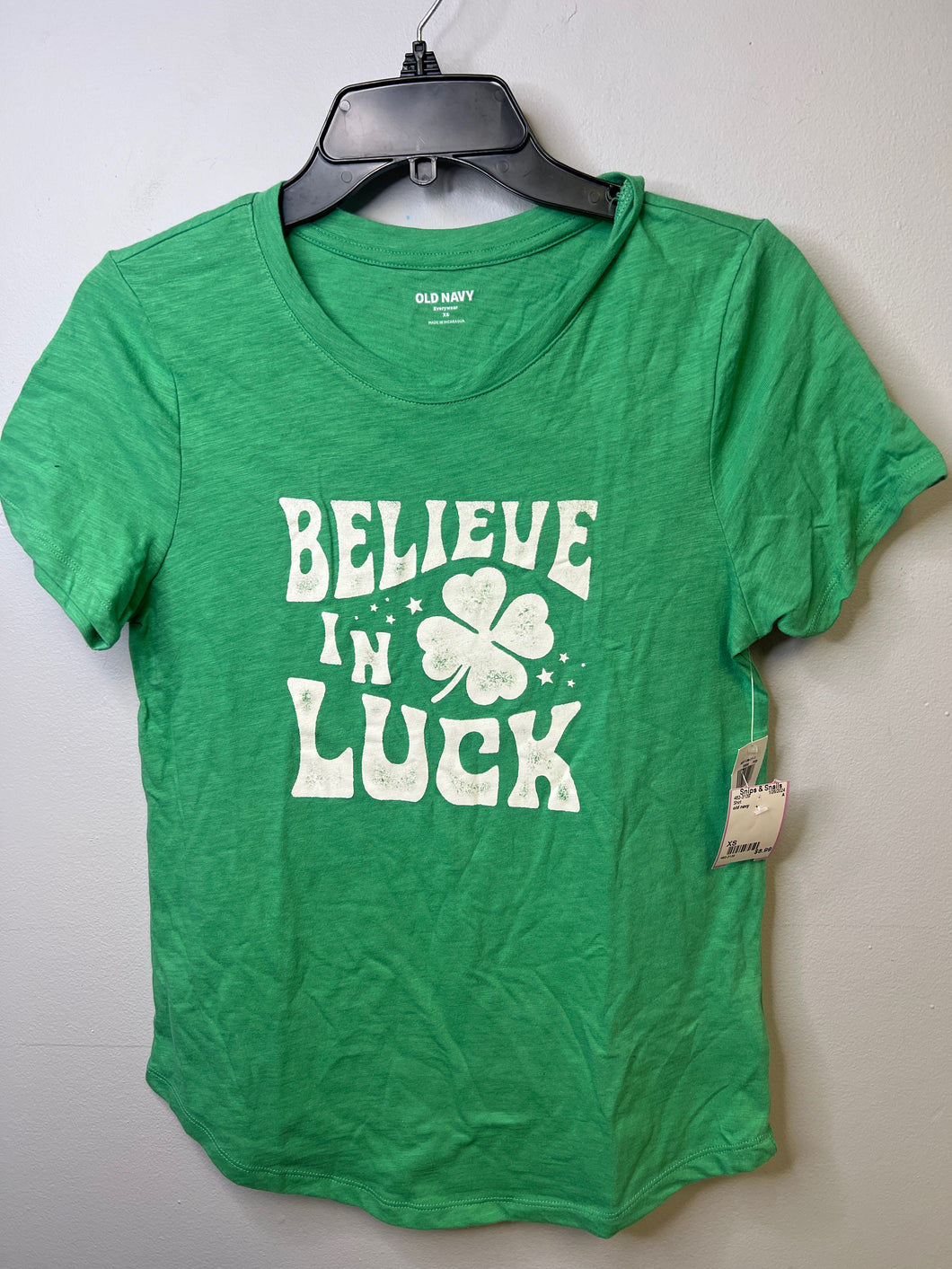 Womens Size XS old navy St Patricks Shirt