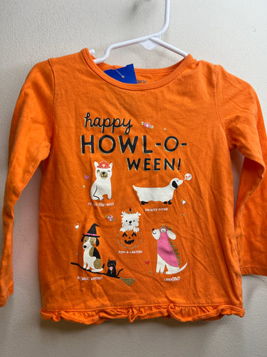 Girls 3T Carters Happy HOWL-O-Ween Shirt